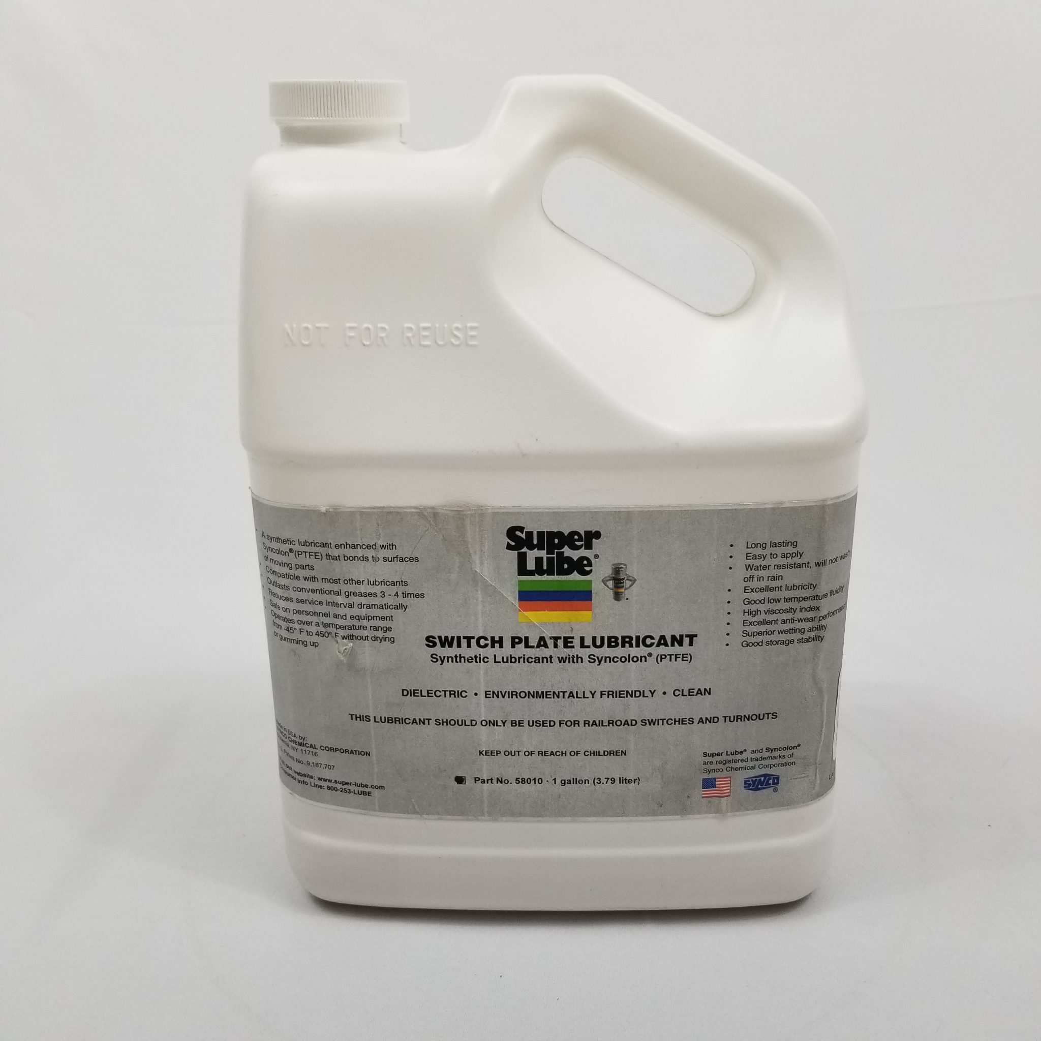 Railroad Tools and Solutions SUPER LUBE® RAILROAD SWITCH PLATE LUBRICANT Railroad Tools