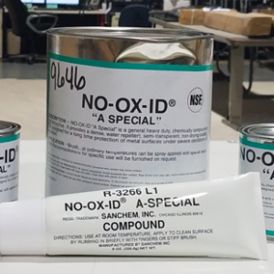Various Sizes of No-OX-ID Electrical Grease tubes, cans, jars