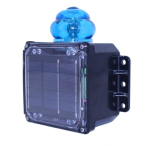 LED SOLAR POWERED BLUE LIGHT W/ TILT SWITCH