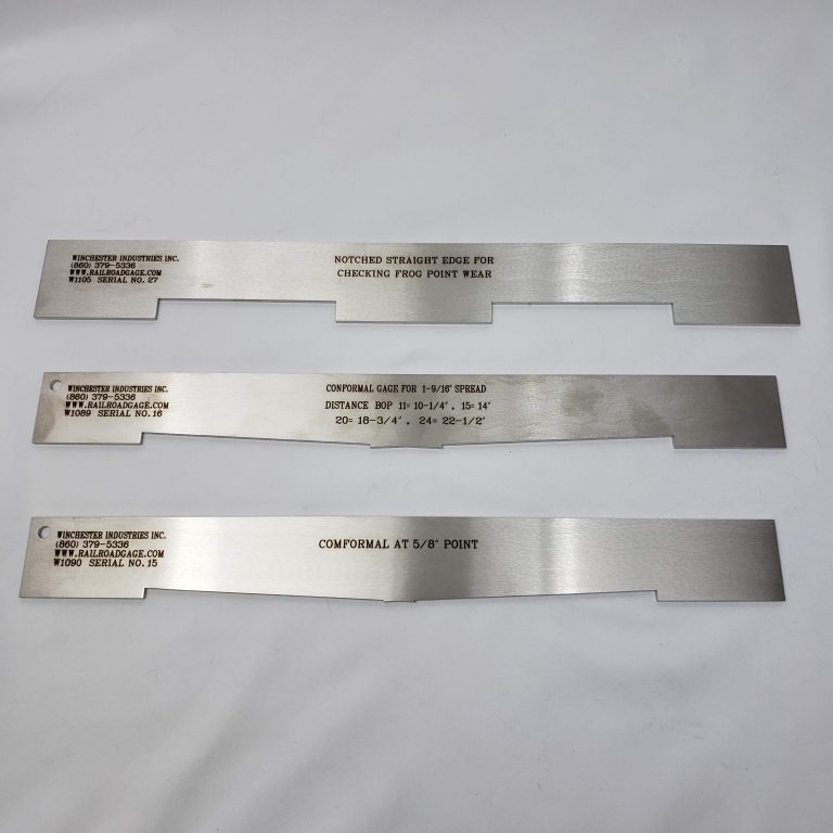 Railroad Tools and Solutions, Inc. | FROG POINT CONFORMAL WEAR GAGE: SS