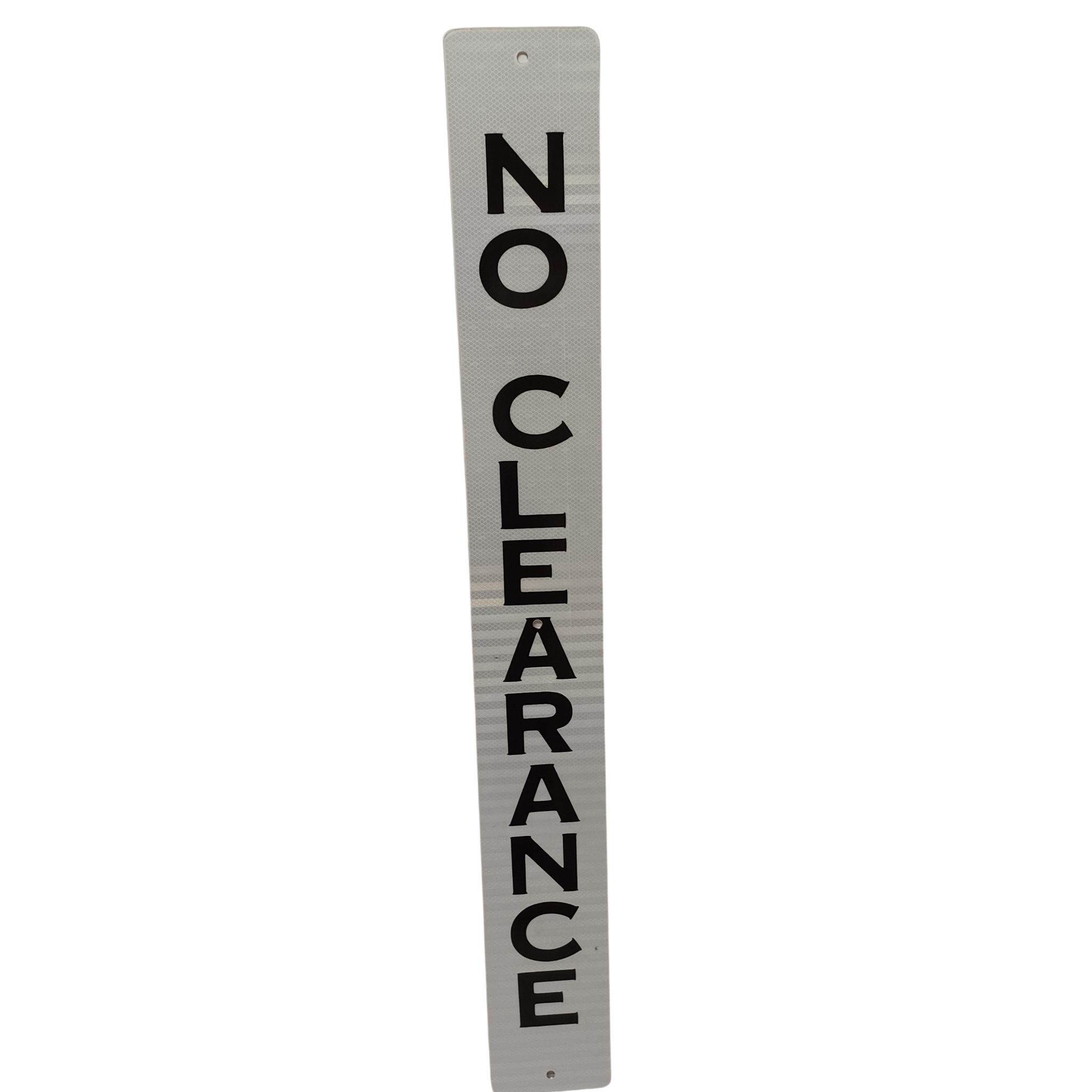 Railroad Tools and Solutions, Inc.  NO CLEARANCE VERTICAL SIGN - Railroad  Tools and Solutions, Inc.